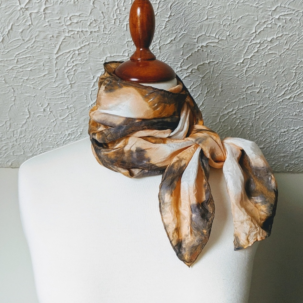 Silk Shibori Scarf